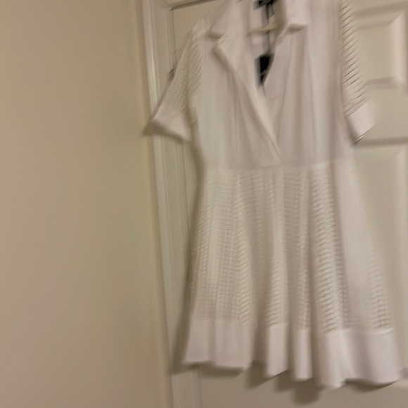 White dress with holes from DKNY - Picture 1 of 4